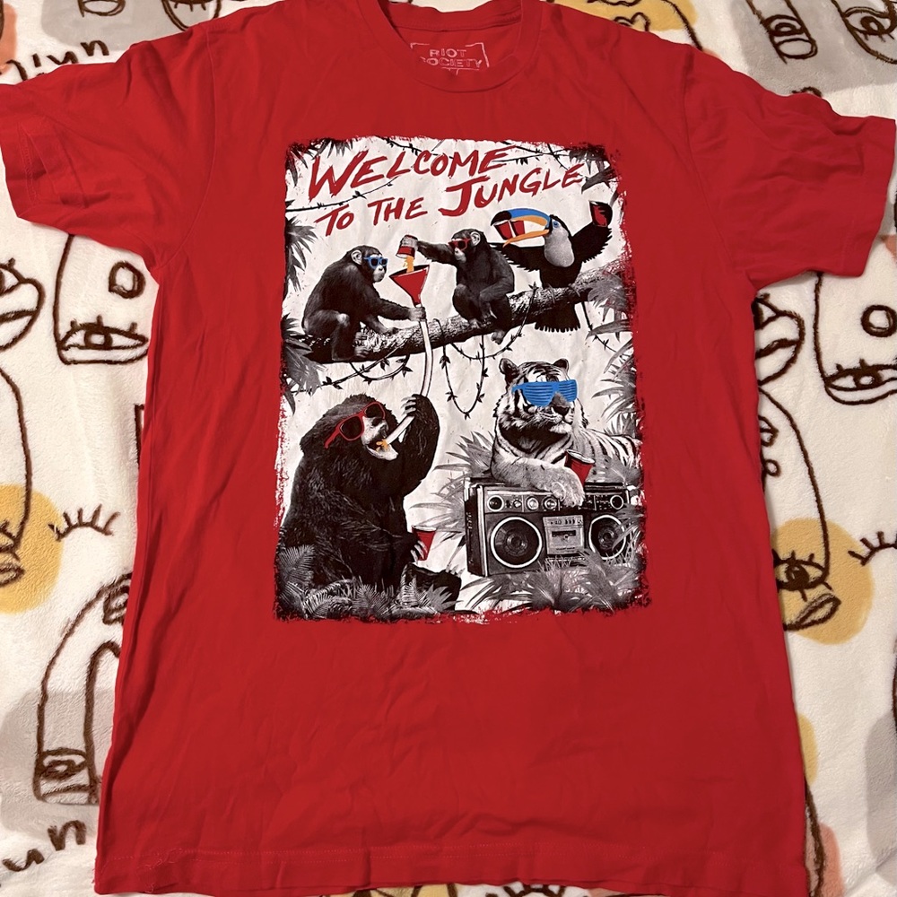 Riot Society Welcome to the Jungle Shirt